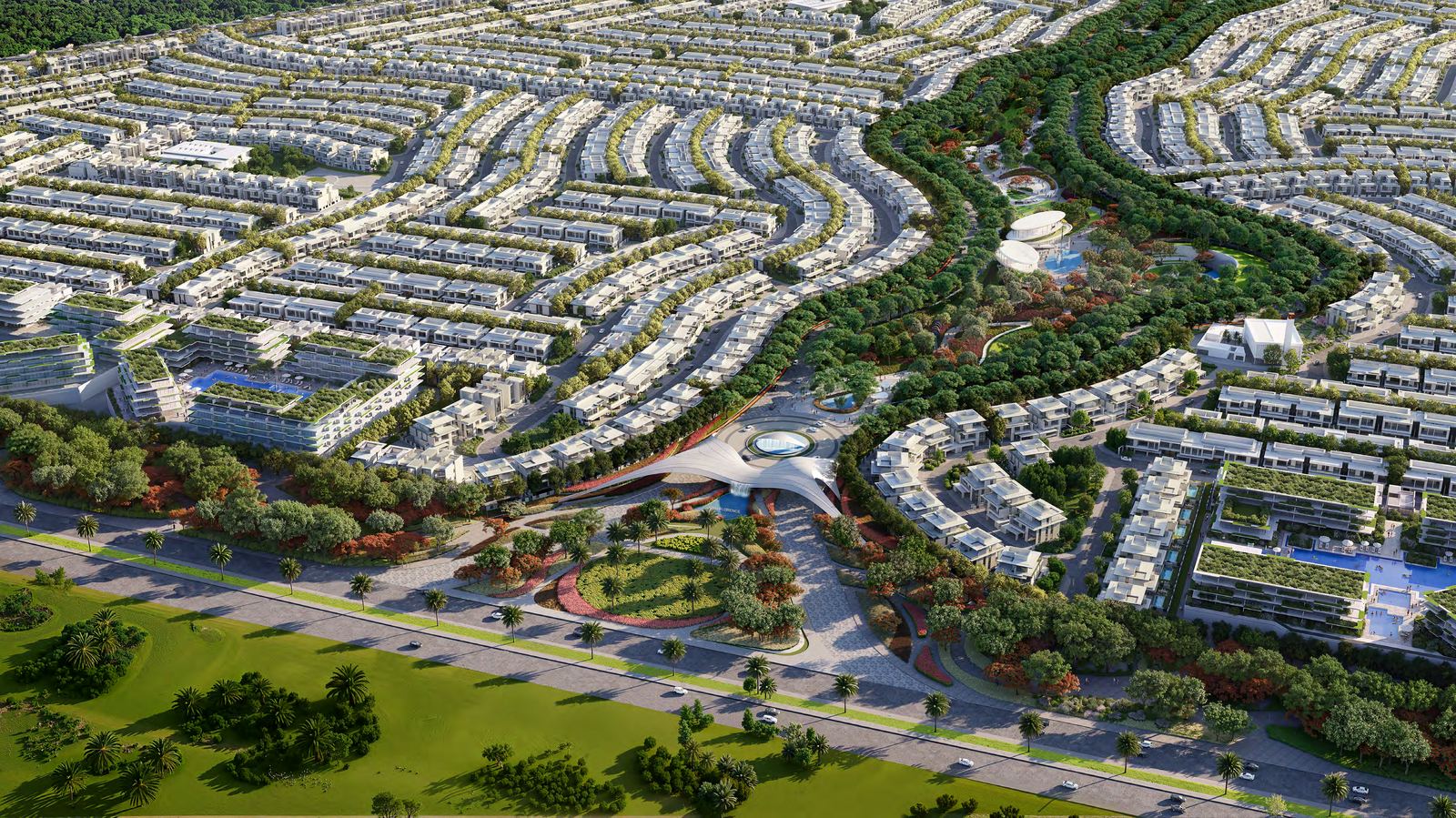 Azizi Florence aerial masterplan